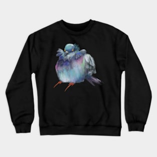 Pigeon painting Crewneck Sweatshirt